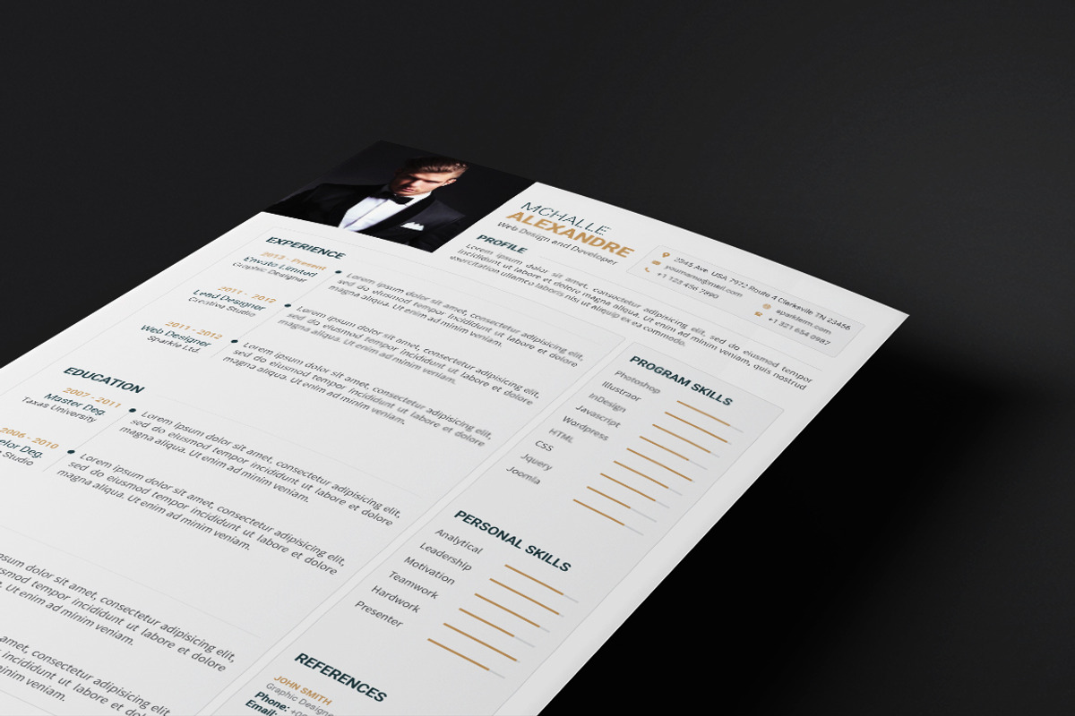 Resume/CV, a Resume Template by Diverter (Photo 4 of 5)