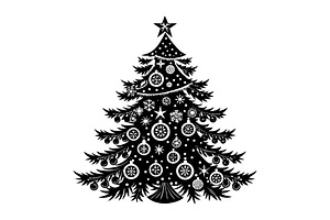 Christmas tree, an Illustration by Mark1987