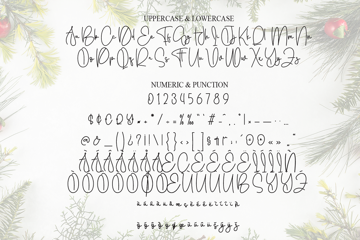 Christmas Saturday | Script Font, a Handwritten Font by Scratchones (Photo 7 of 8)