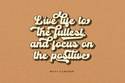 Vintage Round, a Script Font by Vintage Division (Thumbnail 2 of 10)