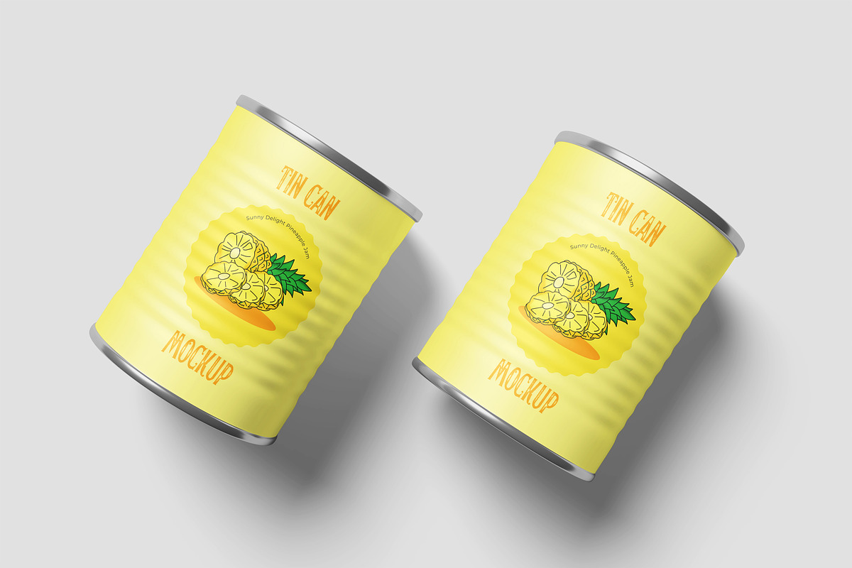 Tin Can Mockup, a Cups & Container Mockup by Hazzpro_Std (Photo 4 of 5)