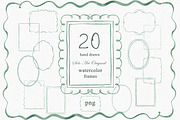 Hand-Drawn Whimsical Wavy Frames, a Graphic by Solo Art Original (Thumbnail 1 of 7)