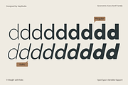 Geometric Sans - Rucent, a Sans Serif Font by Say Studio (Thumbnail 8 of 14)