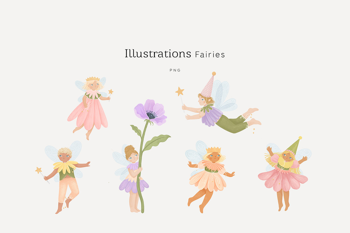 Flower Fairies, a Decorative Illustration by annartdreams (Photo 14 of 16)