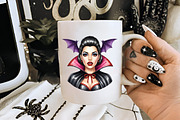 Halloween Pin-Up Girl Sublimation, a Person Illustration by RobertsArt (Thumbnail 5 of 6)