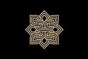 Flower Line Art Logo, a Branding & Logo Template by Buqancreative (Thumbnail 1 of 4)
