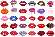 Lips Clipart, a Decorative Illustration by Forhadx5 (Thumbnail 6 of 11)