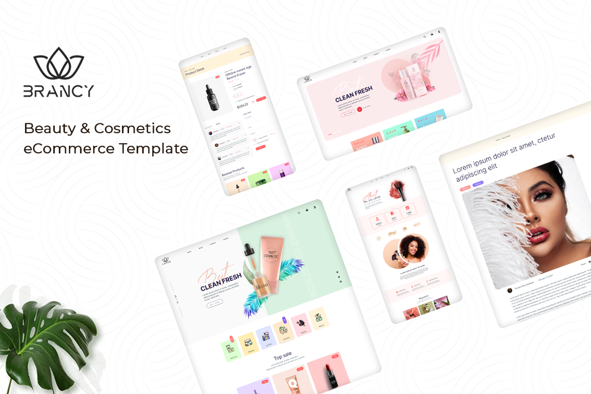Cosmetic & Beauty Salon HTML Tempate, a Bootstrap Template by HasThemes (Photo 3 of 4)