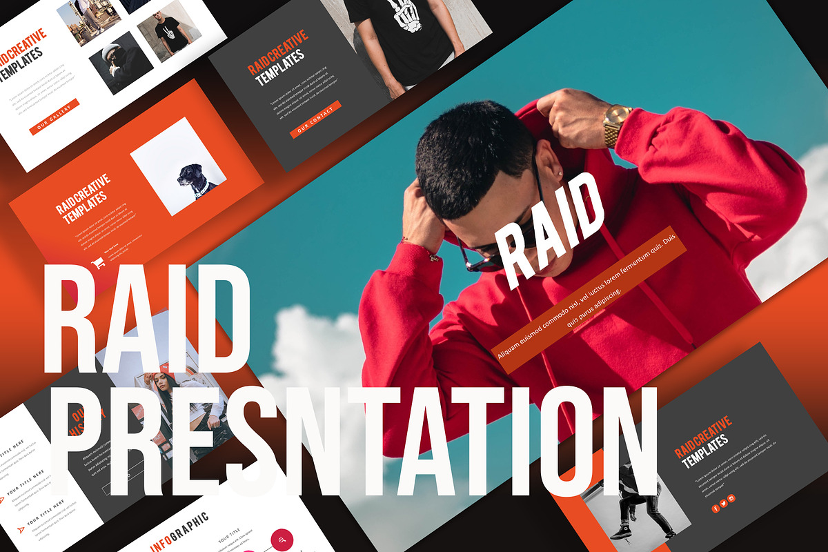 Raid Creative Powerpoint, a Presentation Template by Infinity Vector Studio (Photo 2 of 5)