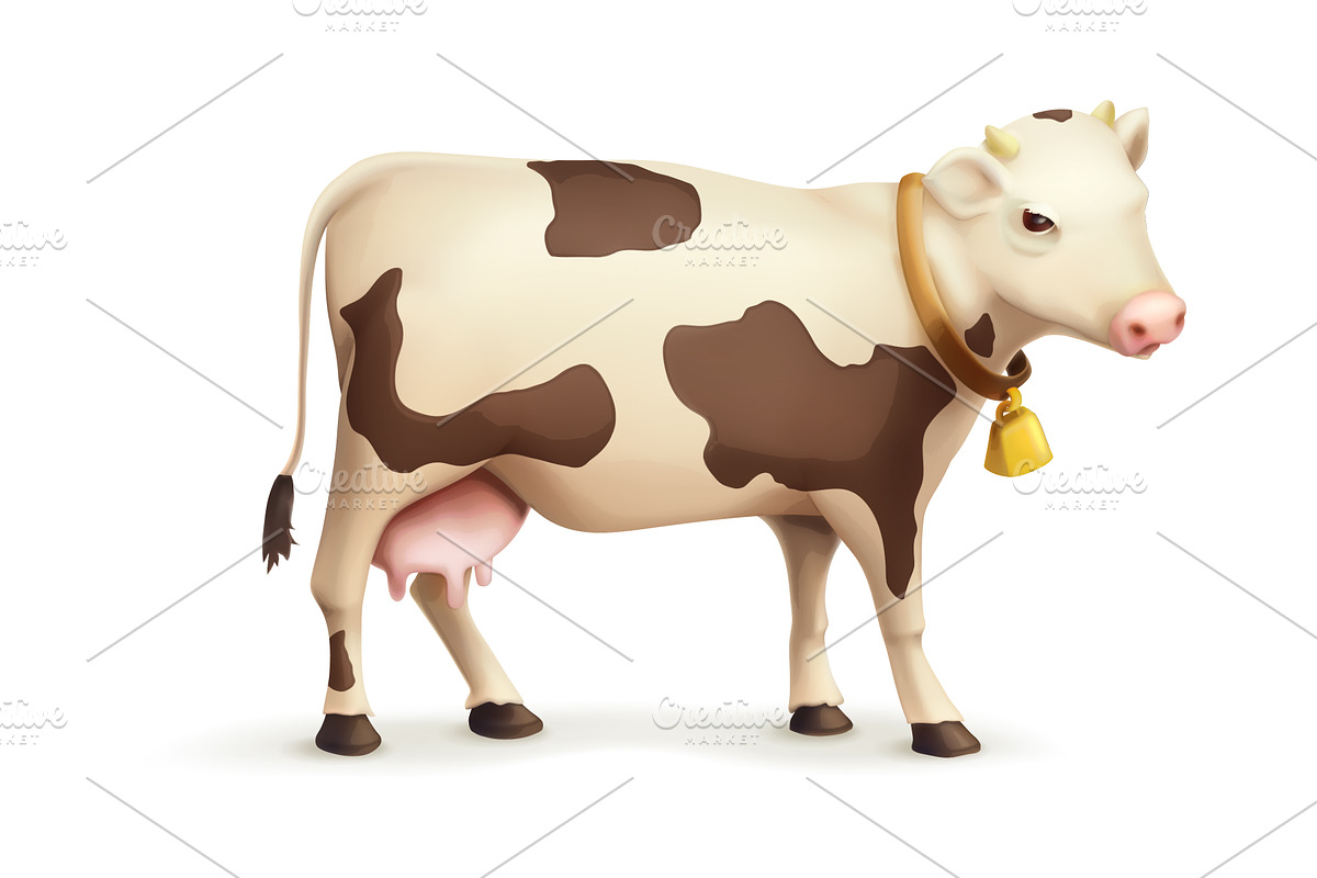 Farm pets, animals and birds, vector preview 3
