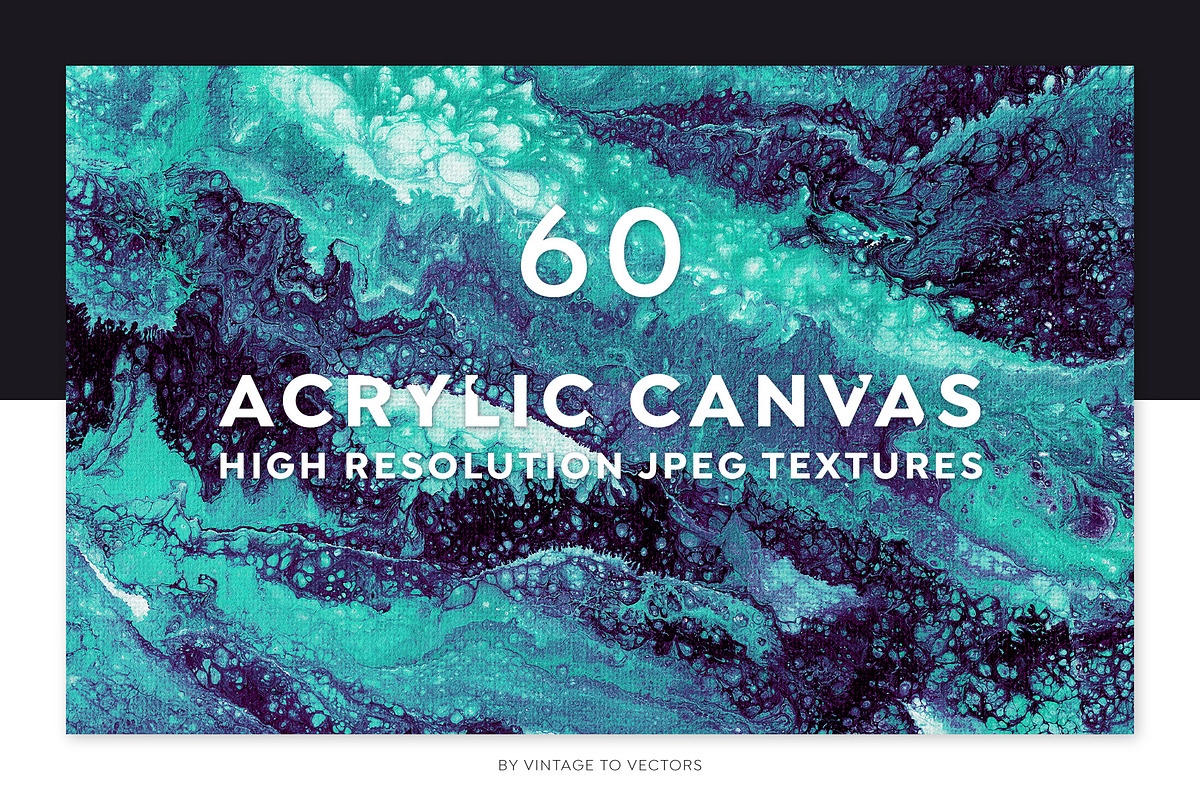 60 Acrylic Paint Textures, a Texture Graphic by Vintage To Vectors (Photo 1 of 9)
