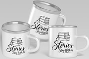 Stories Stay With Us Book Line Art, an Object Illustration by Ghagra (Thumbnail 4 of 7)