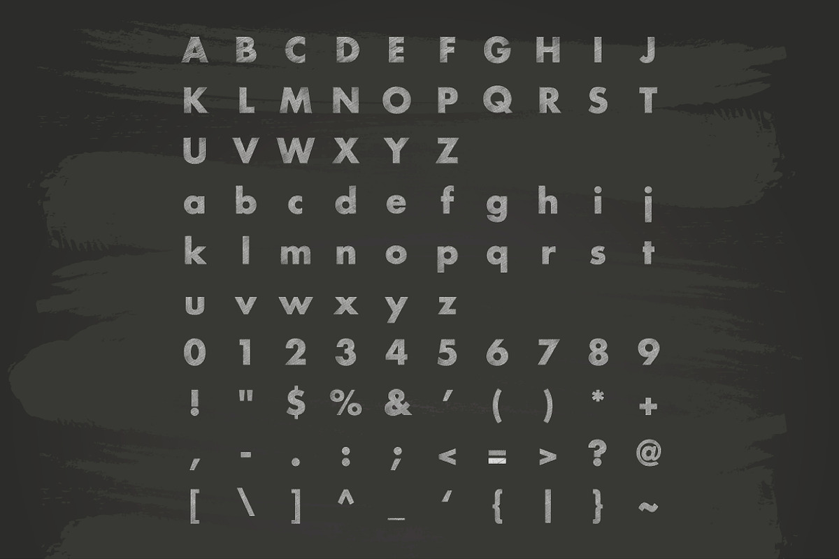 Chalk Board Lettering, a Texture Illustration by Ally Heart (Photo 6 of 6)