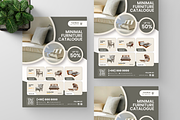 Minimal Furniture Catalogue Flyer, a Flyer Template by Annora Studio (Thumbnail 2 of 6)