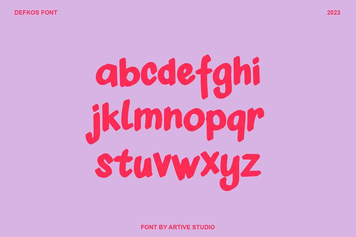 Defkos - Sans Serif Font, a Sans Serif Font by rtf.studio (Photo 5 of 5)