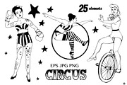 Circus, a Person Illustration by Olillia (Thumbnail 2 of 4)