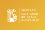 Summer 0f 76 - Multi-Line Font, a Font by Darumo Shop (Thumbnail 7 of 8)