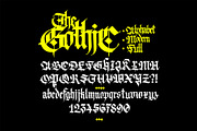 Gothic font 010, a Blackletter Font by GeekClick (Thumbnail 5 of 24)