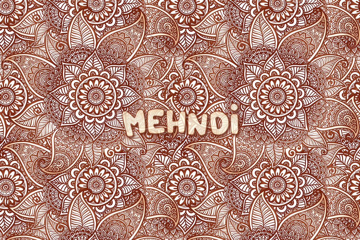 20 Indian mehndy style elements, a Pattern Graphic by Art of Sun (Photo 7 of 7)