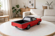 Pickup truck favor - 3d papercraft, a Card Template by PAPER amaze (Thumbnail 3 of 5)