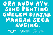 Ballyta Font, a Handwritten Font by Fontcamp Type Foundry (Thumbnail 15 of 18)