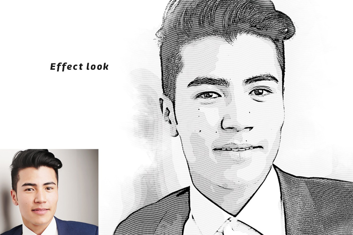 Illustration Photoshop Action, an Action Add-On by MRI STUDIO (Photo 8 of 11)