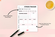 Fitness Tracker Checklist PDF, a Print Template by Snapybiz (Thumbnail 9 of 10)