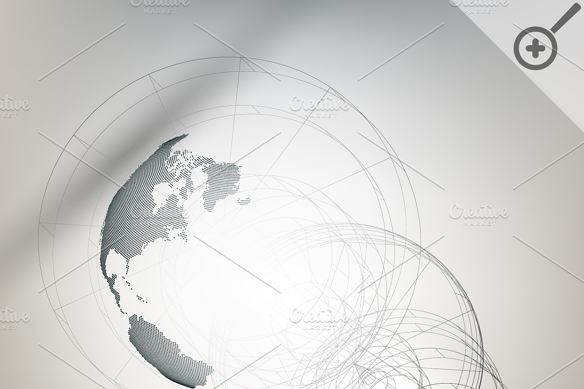 Bundle of 15Abstract 3D world globes, a Technology Illustration by VectorShop (Photo 13 of 15)