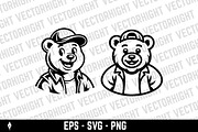 Mascot of a bear, an Animal Illustration by Vectorhight (Thumbnail 3 of 5)