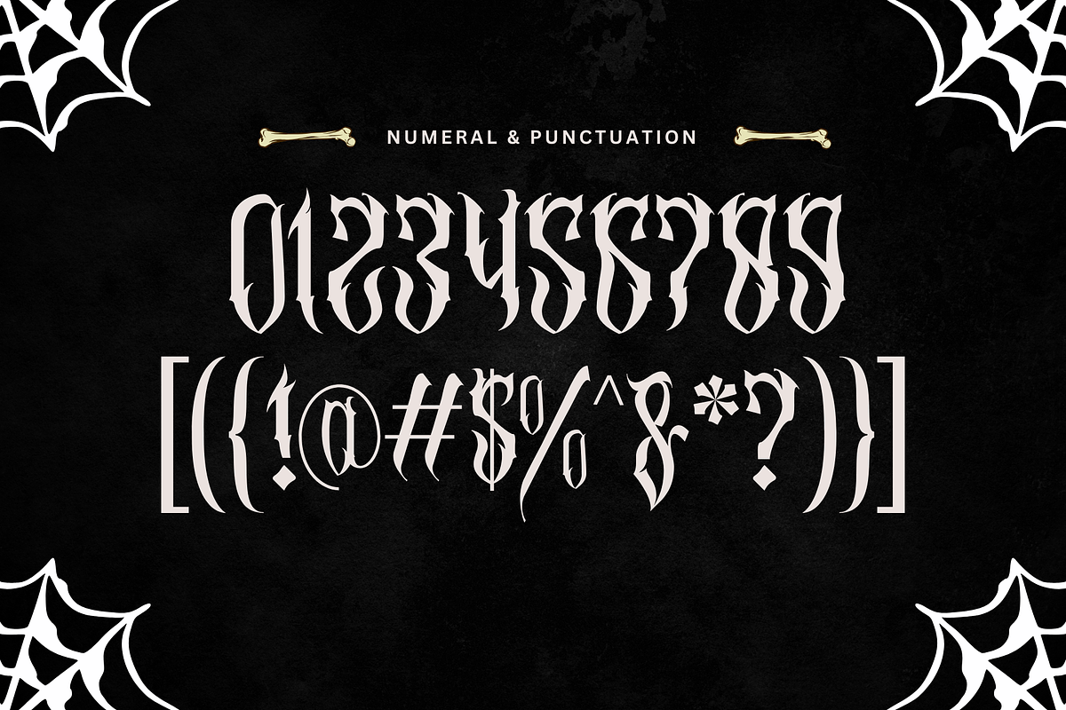 Madnes Blackletter - Logo Font, a Blackletter Font by Nirmana Visual (Photo 7 of 10)