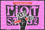 Dirty Punk - Randsom Display Font, a Handwritten Font by Letterhend Studio (Thumbnail 5 of 9)