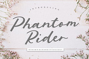 Phantom Rider - Modern Handwritten, a Script Font by Balpirick Studio (Thumbnail 1 of 7)