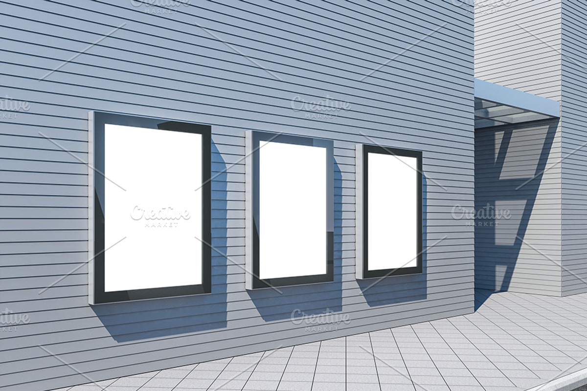 Vertical Lightbox Billboard Mockup, a Print Template by GreatFruit (Photo 4 of 5)