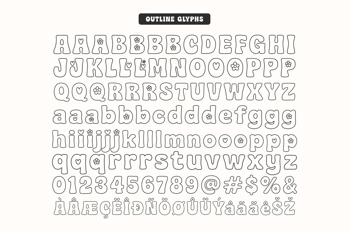 Rtro Club - Groovy Retro Font, a Handwritten Font by Jozoor (Photo 9 of 9)