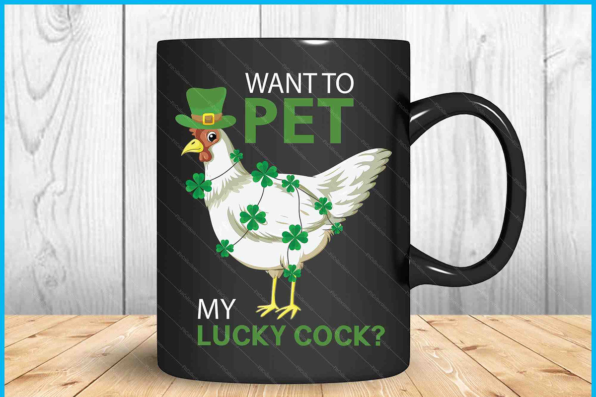 Lucky Cock Chicken St. Patrick's Day, an Object Graphic by Creativeusart (Photo 3 of 4)