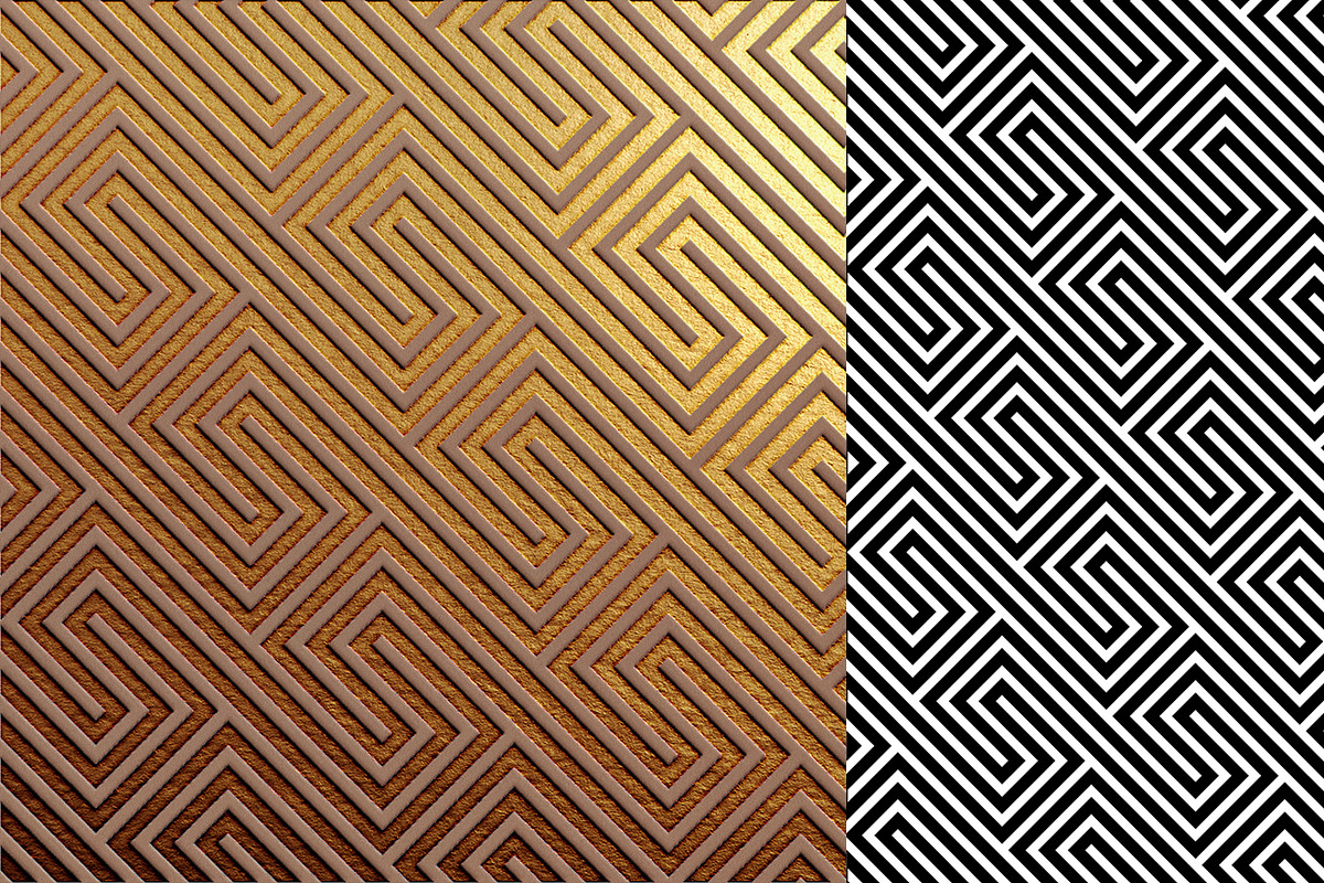 Luxurious Greek Pattern S Letter, a Pattern Graphic by Template Dealer (Photo 4 of 4)
