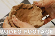Sculptor is modeling clay figurine or statuette, a Graphic by HighRes Pictures (Thumbnail 1 of 2)