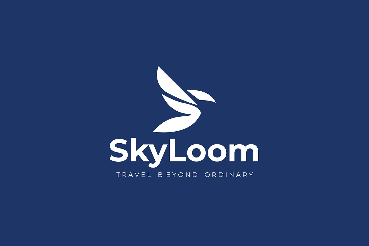 SkyLoom Travel Logo Template, a Branding & Logo Template by SANB (Photo 2 of 3)
