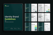 Digital Brand Guidelines Template, a Brochure Template by E-Type (Thumbnail 1 of 7)