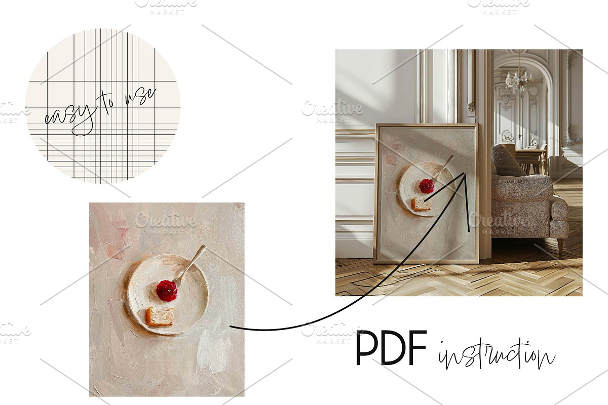 CLOSE UP Elegant Parisian Interior, a Household Mockup by MOAROShop (Photo 5 of 6)