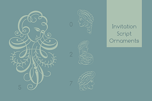 Invitation Script Ornaments Pack