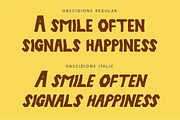 Obscidions - Stone Display, a Sans Serif Font by Indotype Foundry (Thumbnail 6 of 10)
