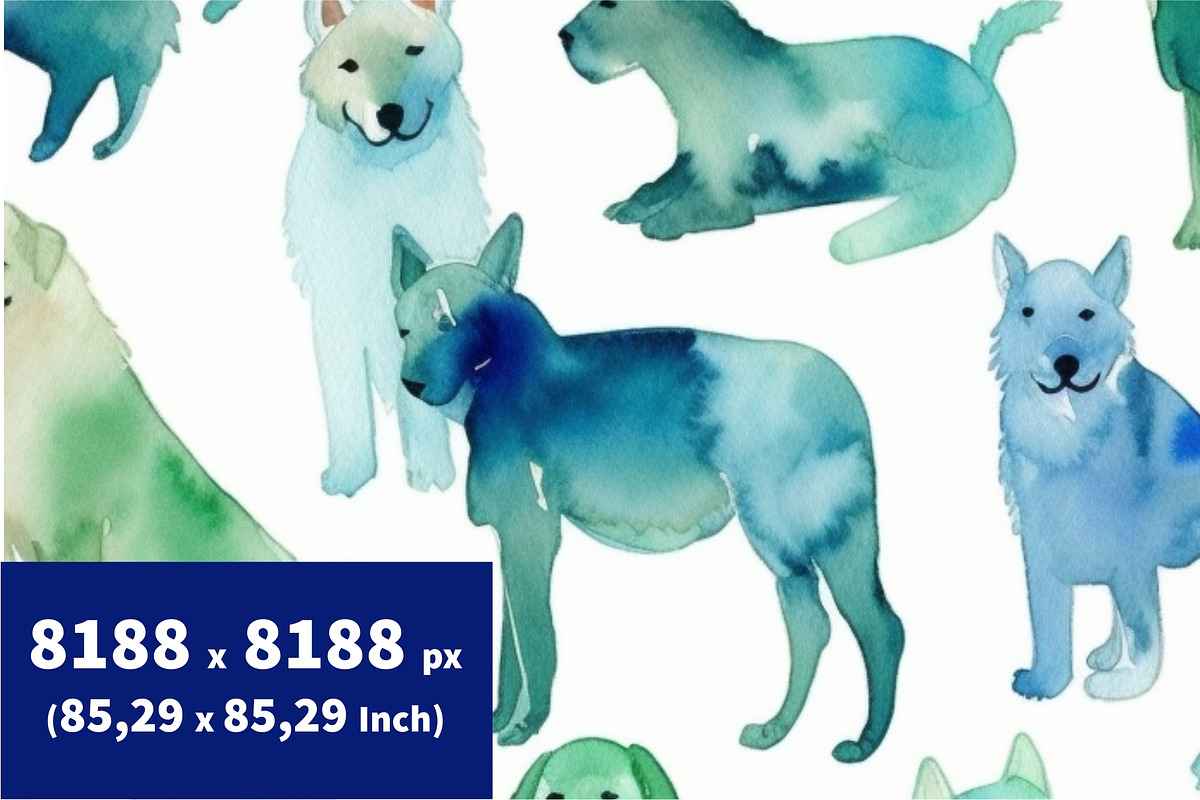 Pet Patterns 20 pcs. Cat, Dog, Bird, a Pattern Graphic by Patternization (Photo 3 of 3)
