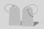 Luggage Tag Mockup, a Merchandise Mockup by Unerispace (Thumbnail 3 of 5)