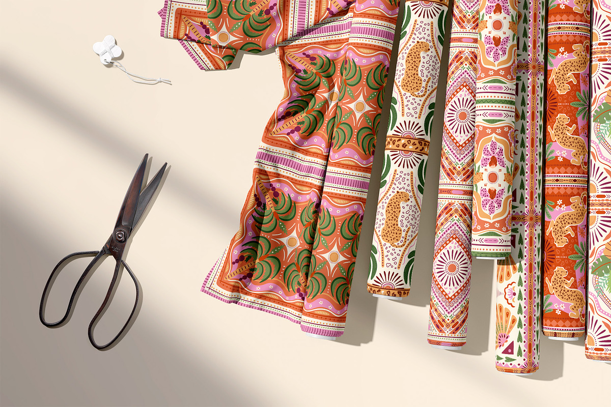 Tropical tile patterns, a Pattern Graphic by Tani Kuzminka (Photo 17 of 27)