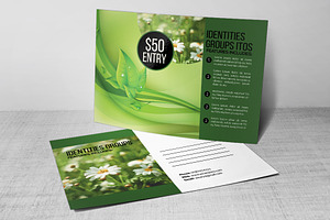 Green Energy Postcard Templates