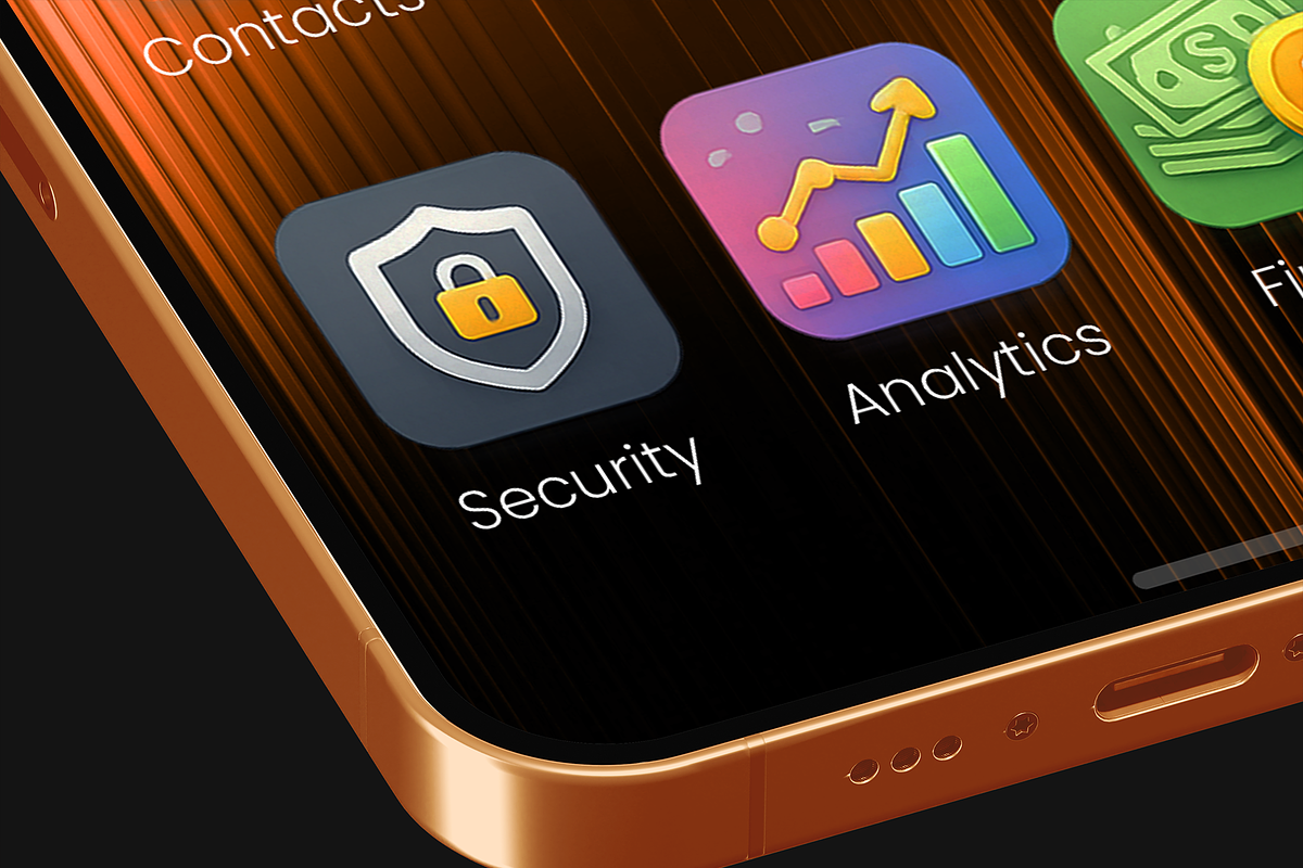 Phone App Icon Mockup, an iPhone Mockup by Bartama Graphic (Photo 4 of 5)
