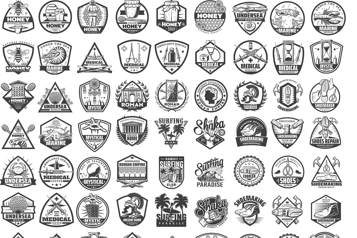 560 Vintage Logo, Monogram Logo, a Branding & Logo Template by Imagine Design Studio (Photo 2 of 7)