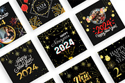 2024 New Year 10 Instagram template, a Social Media Template by Waliullah Solutions (Thumbnail 4 of 4)