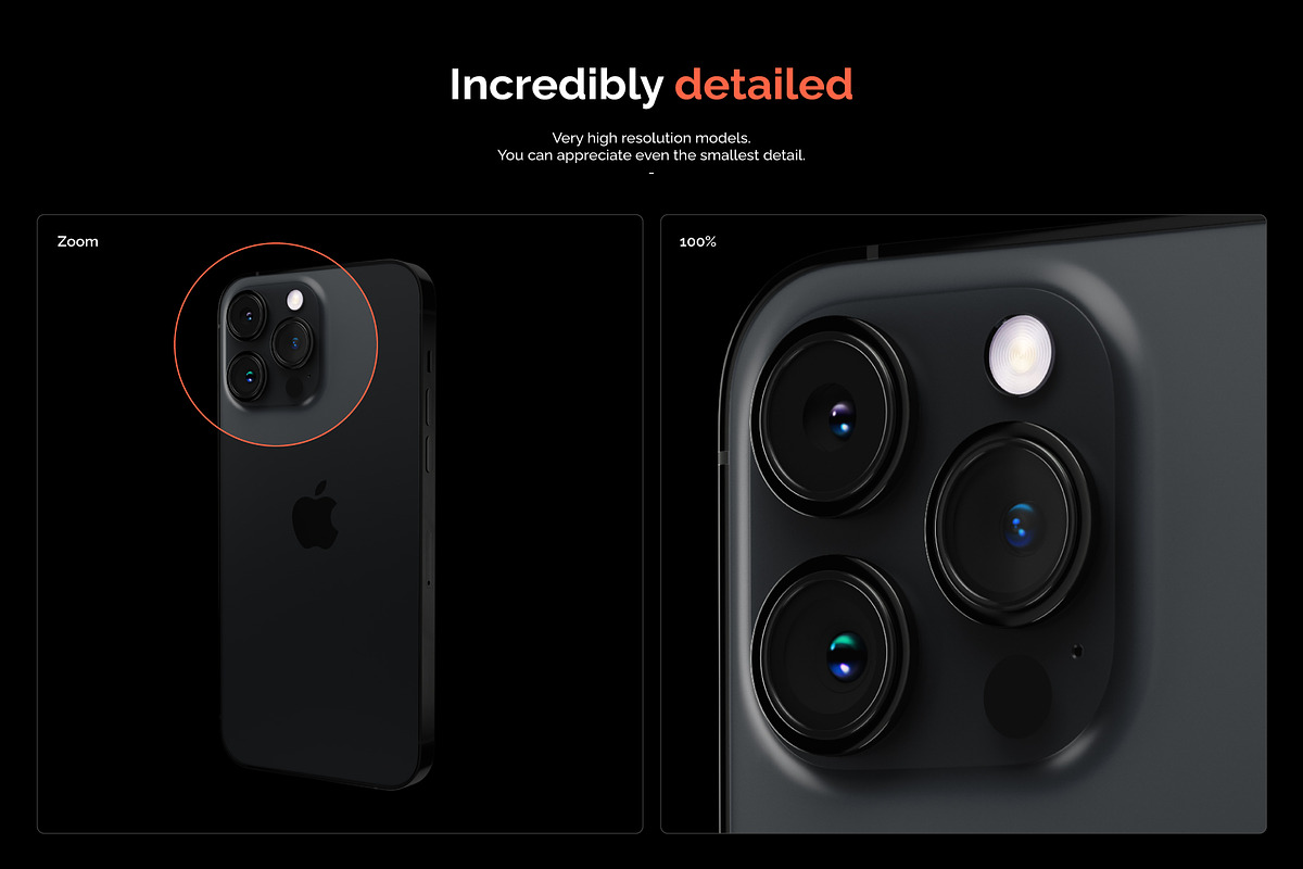 iPhone 14 PRO Mockup, an iPhone Mockup by Mocku (Photo 13 of 17)